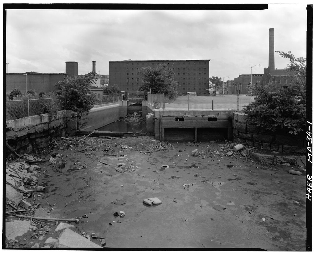 Merrimack Canal, photograph filed with the federal survey