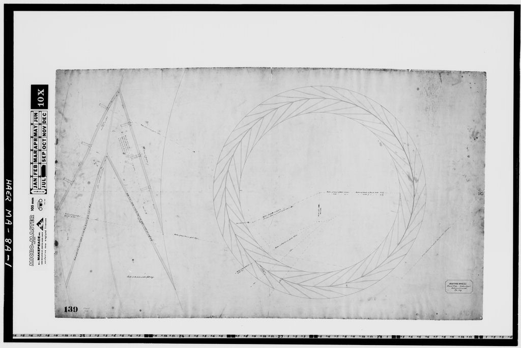 Northern Canal, Pawtucket Gatehouse, Northern Canal & Merrimack River, Lowell, Middlesex County, MA, photograph filed with the federal survey