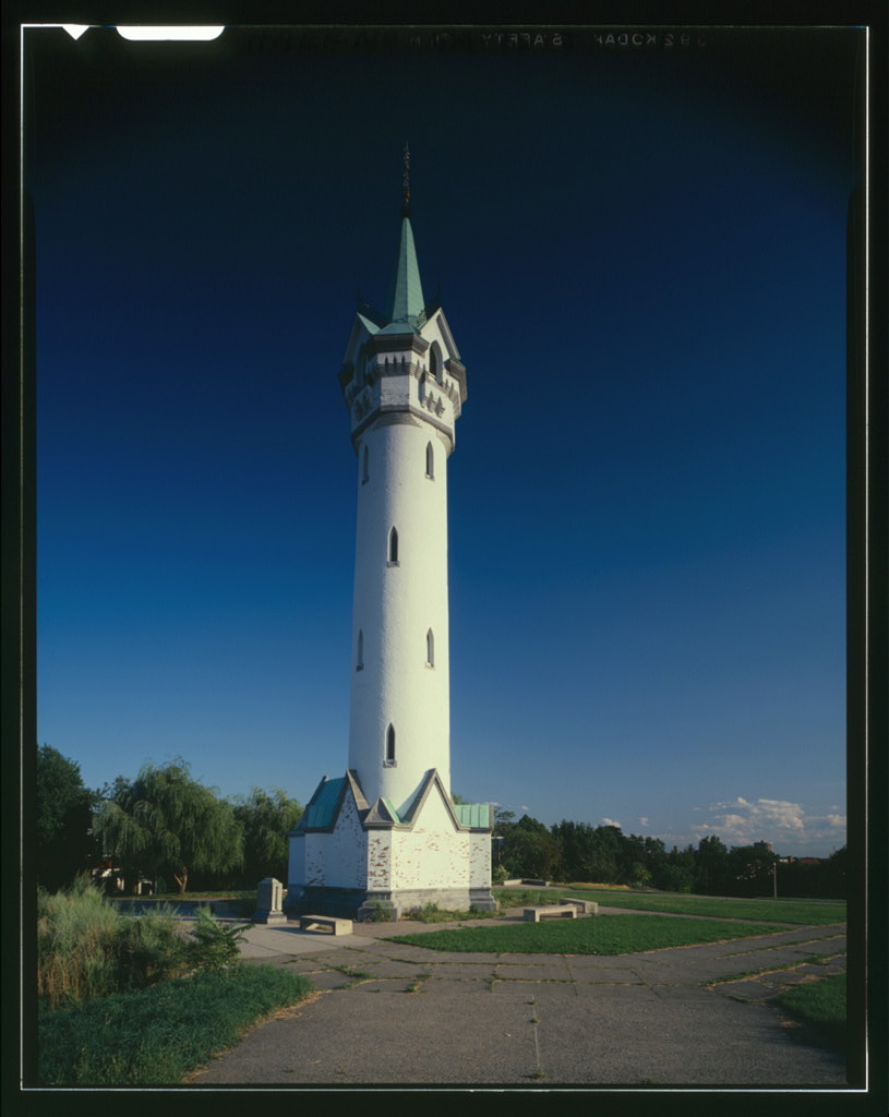 Boston Water Works, Roxbury Standpipe, Fort Avenue, Highland Park, Boston, Suffolk County, MA, photograph filed with the federal survey