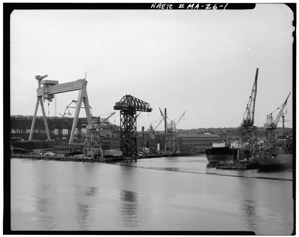 General Dynamics Corporation Shipyard, photograph filed with the federal survey