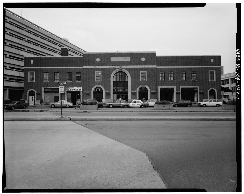 Back Bay Station, 145 Dartmouth Street, Boston, Suffolk County, MA, photograph filed with the federal survey