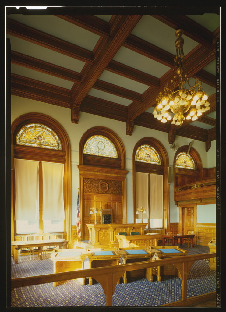 Lowell City Hall, photograph filed with the federal survey