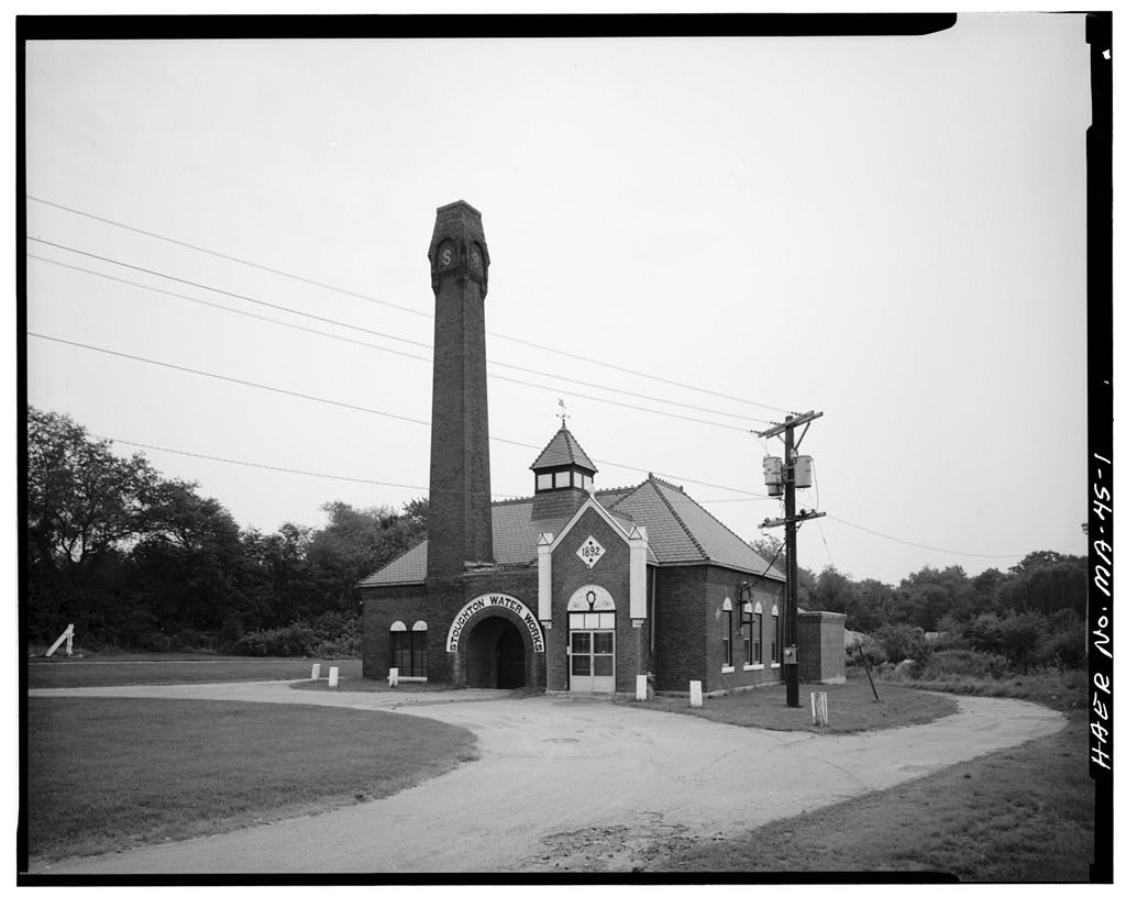 Stoughton Water Works, photograph filed with the federal survey