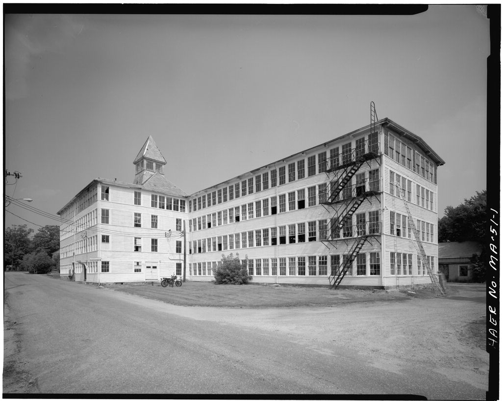 Goodwill Shoe Company Factory, 26-28 Water Street, Holliston, Middlesex County, MA, photograph filed with the federal survey