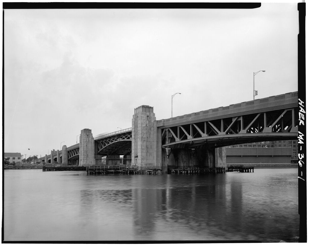 Fore River Bridge, photograph filed with the federal survey