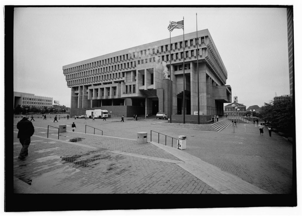 Boston City Hall, One City Hall Square, Boston, Suffolk County, MA, photograph filed with the federal survey