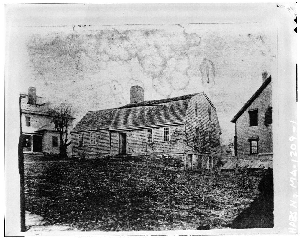 Sylvanus Martin House, Seekonk, Bristol County, MA, photograph filed with the federal survey