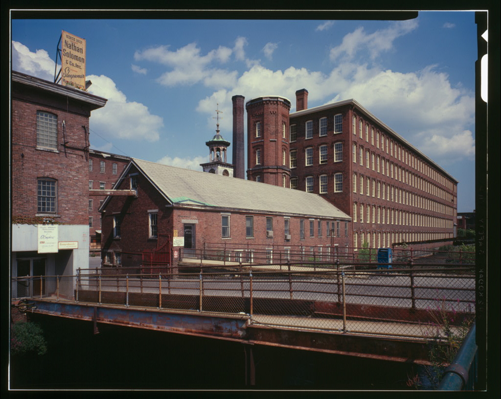 Boott Cotton Mills, photograph filed with the federal survey