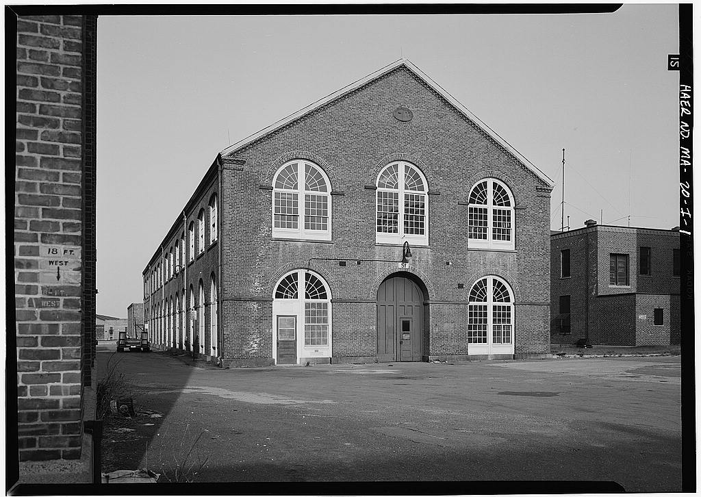 Watertown Arsenal, Building No. 51, Watertown, Middlesex County, MA, photograph filed with the federal survey