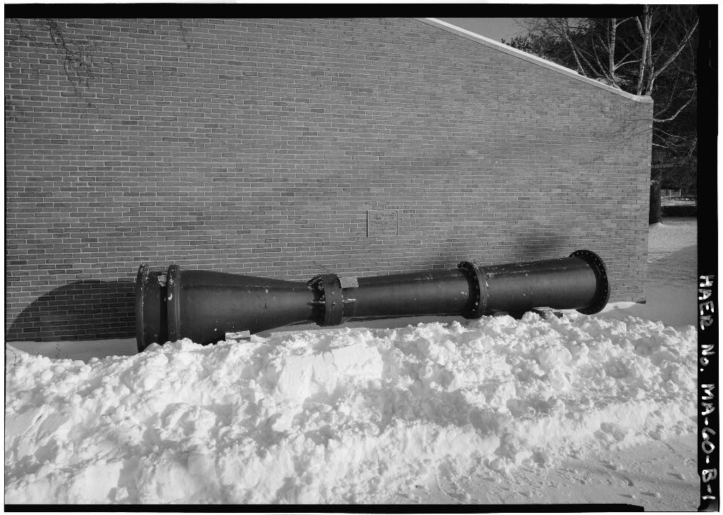 Venturi Meter, Holden, Worcester County, MA, photograph filed with the federal survey