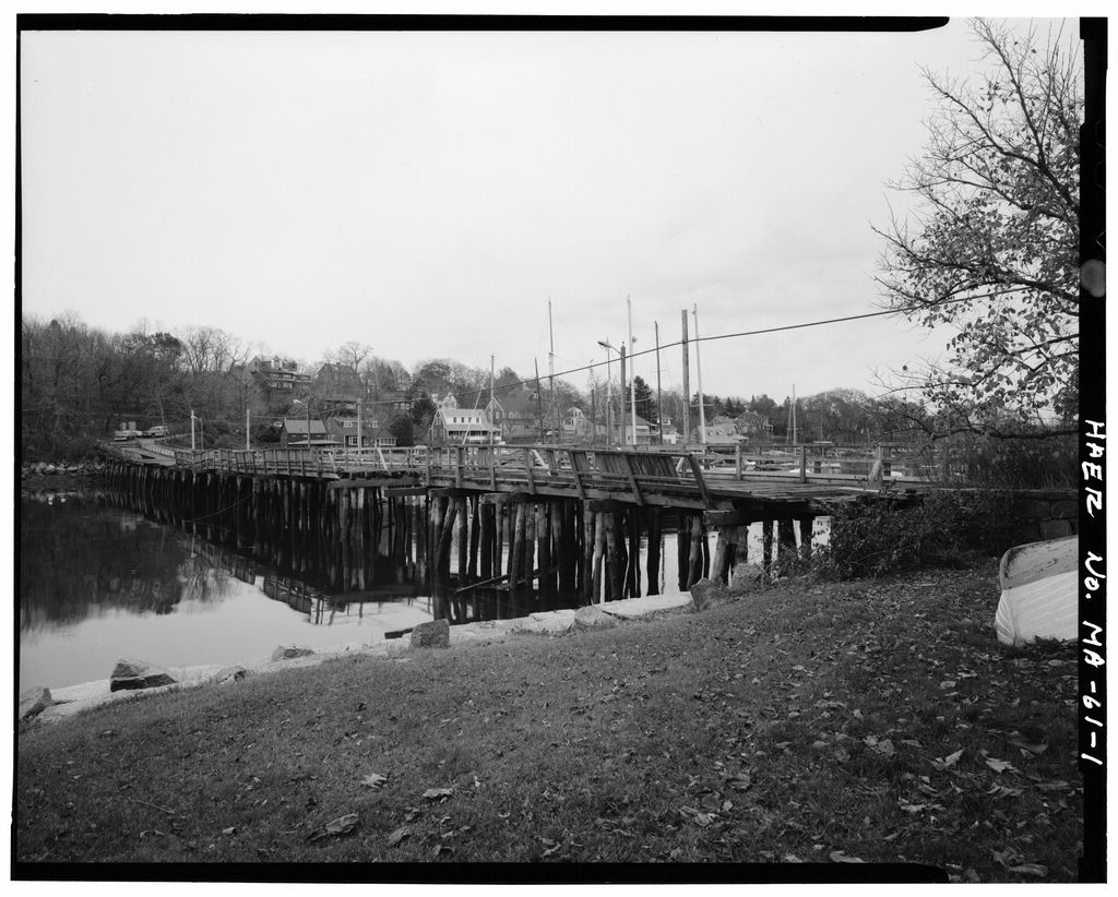 Annisquam Bridge, photograph filed with the federal survey
