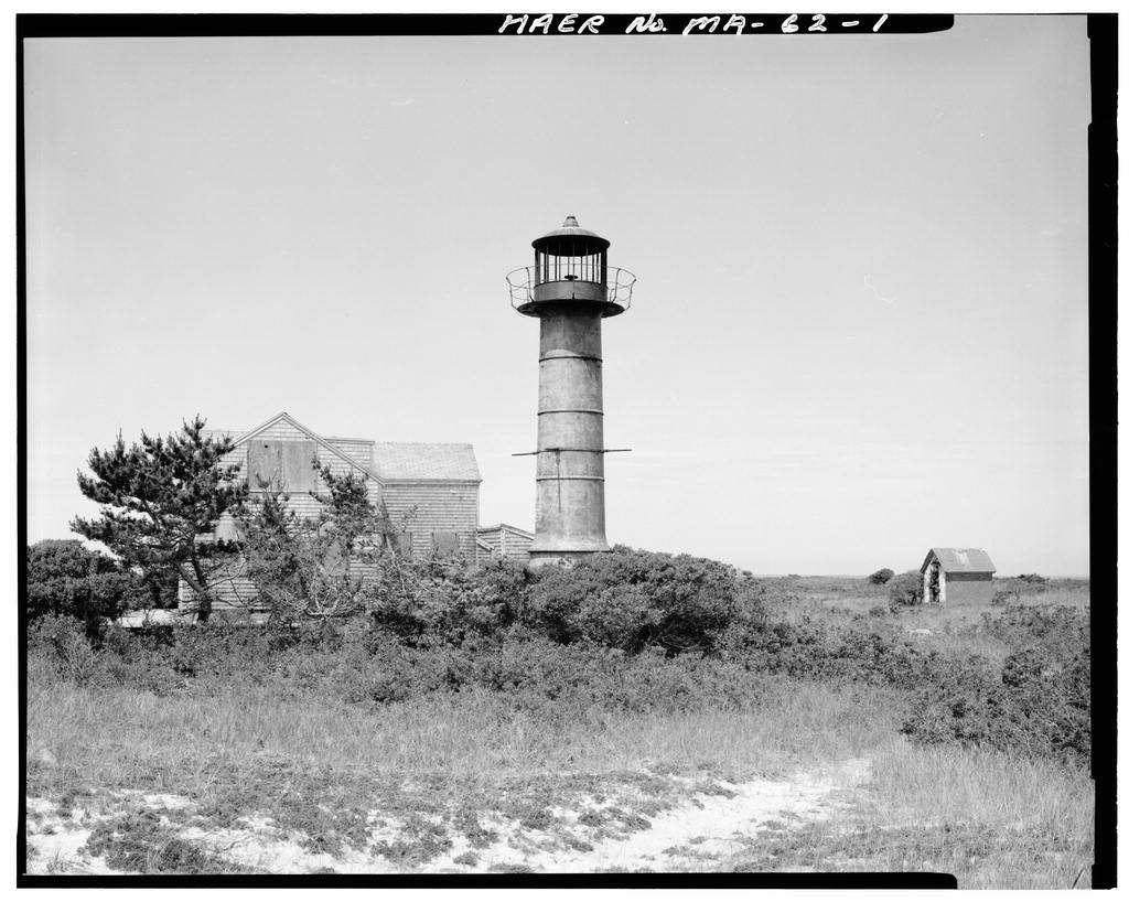 Monomoy Point Light Station, Approximately 3500 feet Northeast Powder Hole Pond, Monomoy National Wildlife Refuge, Chatham, Barnstable County, MA, photograph filed with the federal survey