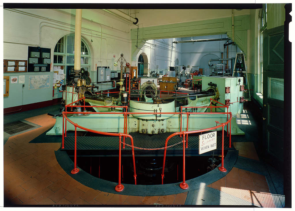 East Boston Pumping Station, Chelsea Street at Chelsea Creek, Boston, Suffolk County, MA, photograph filed with the federal survey