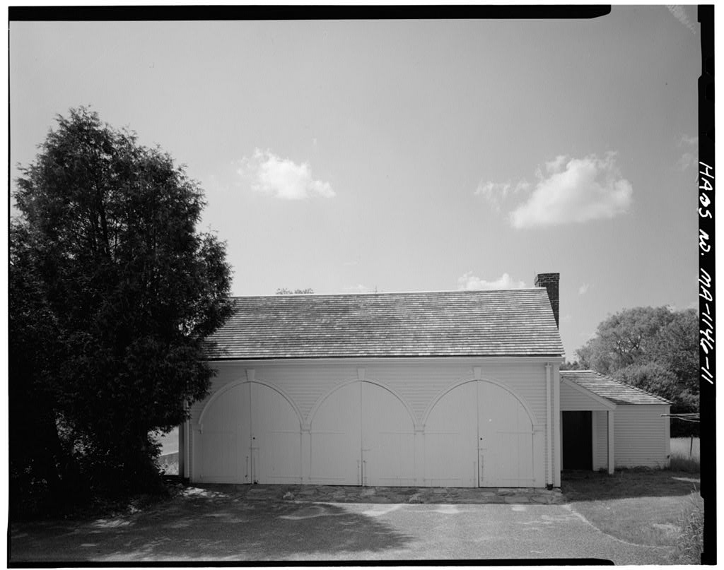 Major John Buttrick Carriage House, photograph filed with the federal survey