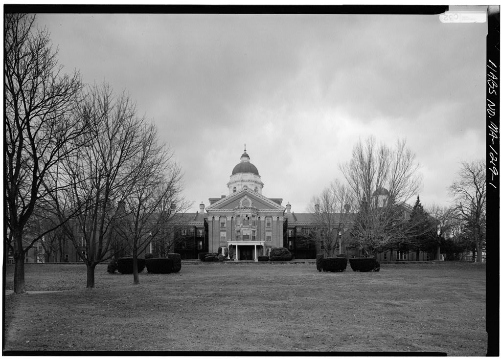 Taunton State Hospital, Danforth Street, Taunton, Bristol County, MA, photograph filed with the federal survey