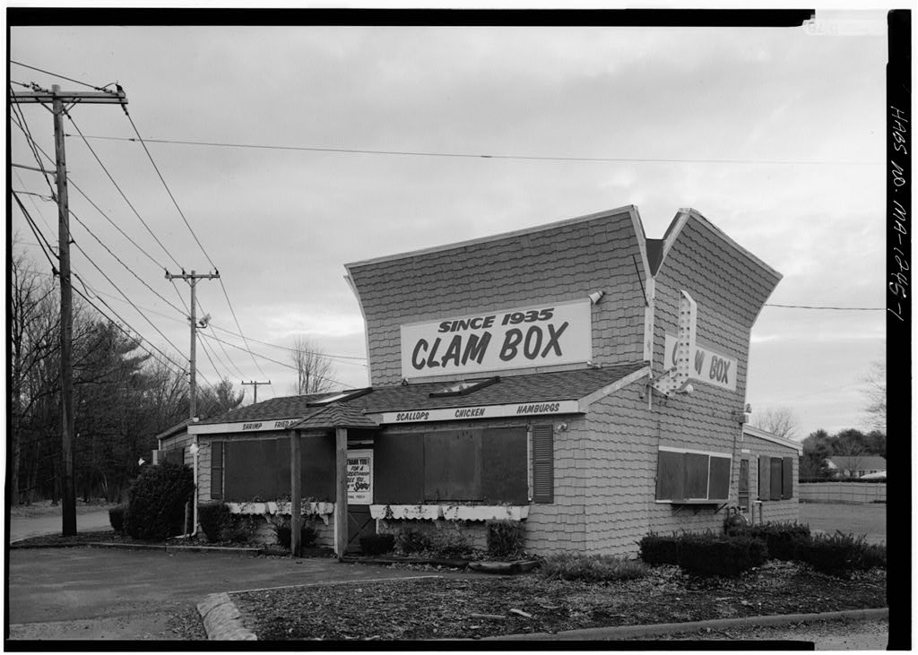 Clam Box Restaurant, photograph filed with the federal survey
