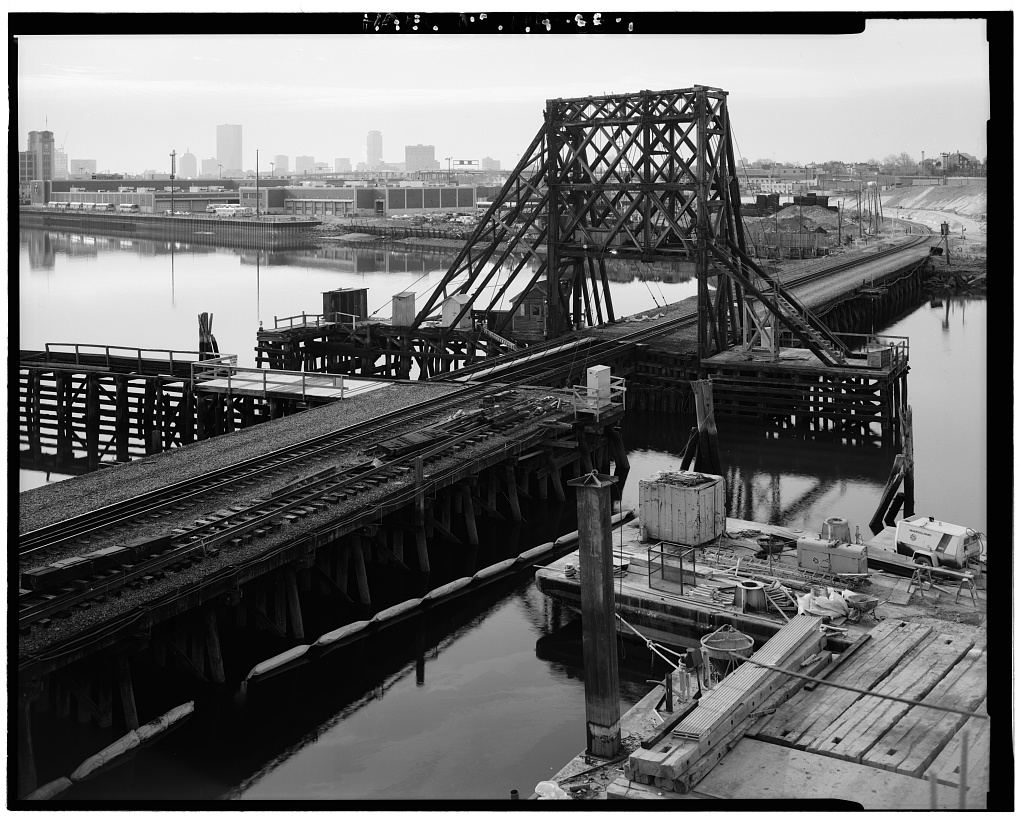 Mystic River Drawbridge No. 7, photograph filed with the federal survey
