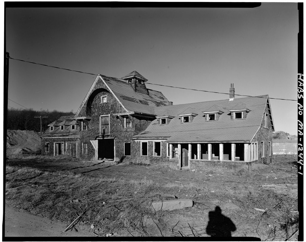 Deer Island Pumping Station, photograph filed with the federal survey