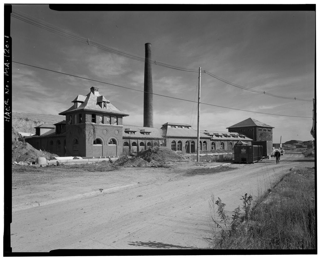 Deer Island Pumping Station, photograph filed with the federal survey