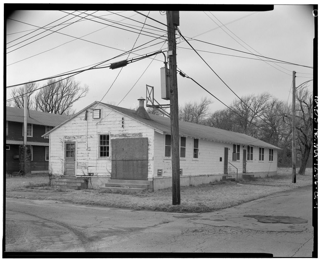 Fort Rodman Military Reservation, Mess Hall, Adjacent to enlisted men's barracks, New Bedford, Bristol County, MA, photograph filed with the federal survey