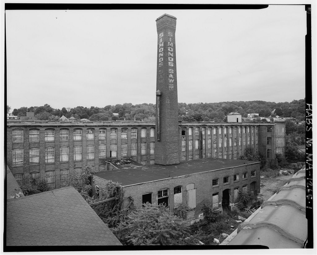 Simonds Manufacturing Company, photograph filed with the federal survey