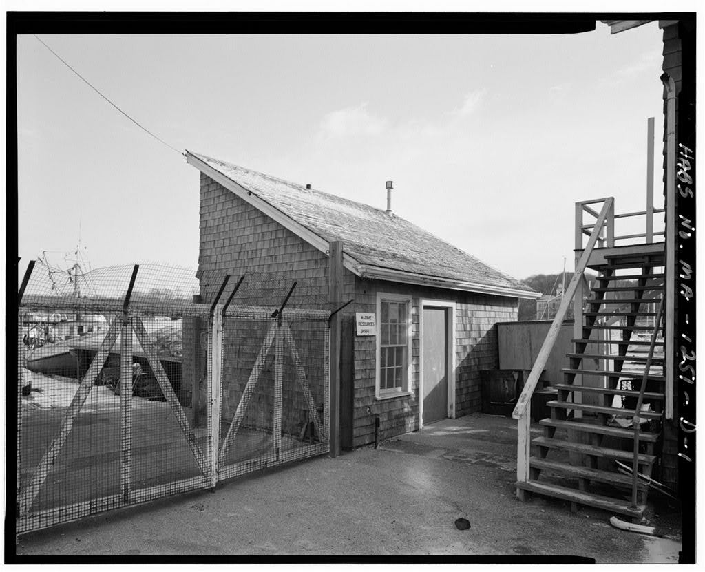 Marine Biological Laboratory, Shipping & Scuba Building, 101 Water Street, Falmouth, Barnstable County, MA, photograph filed with the federal survey