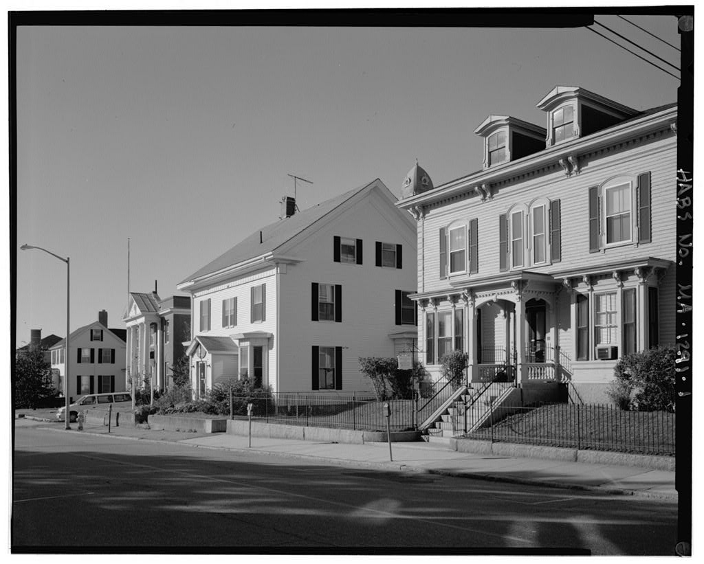 Elisha Crowell House, photograph filed with the federal survey