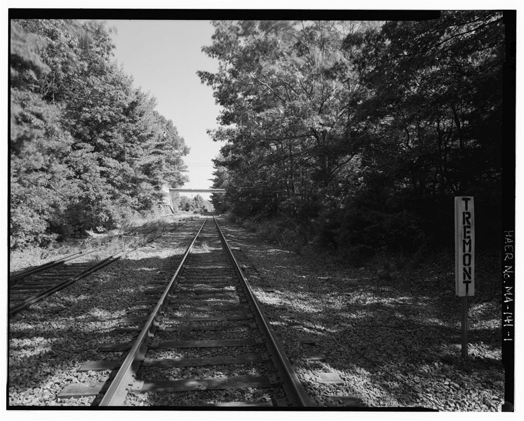 Tremont Station Bridge, photograph filed with the federal survey