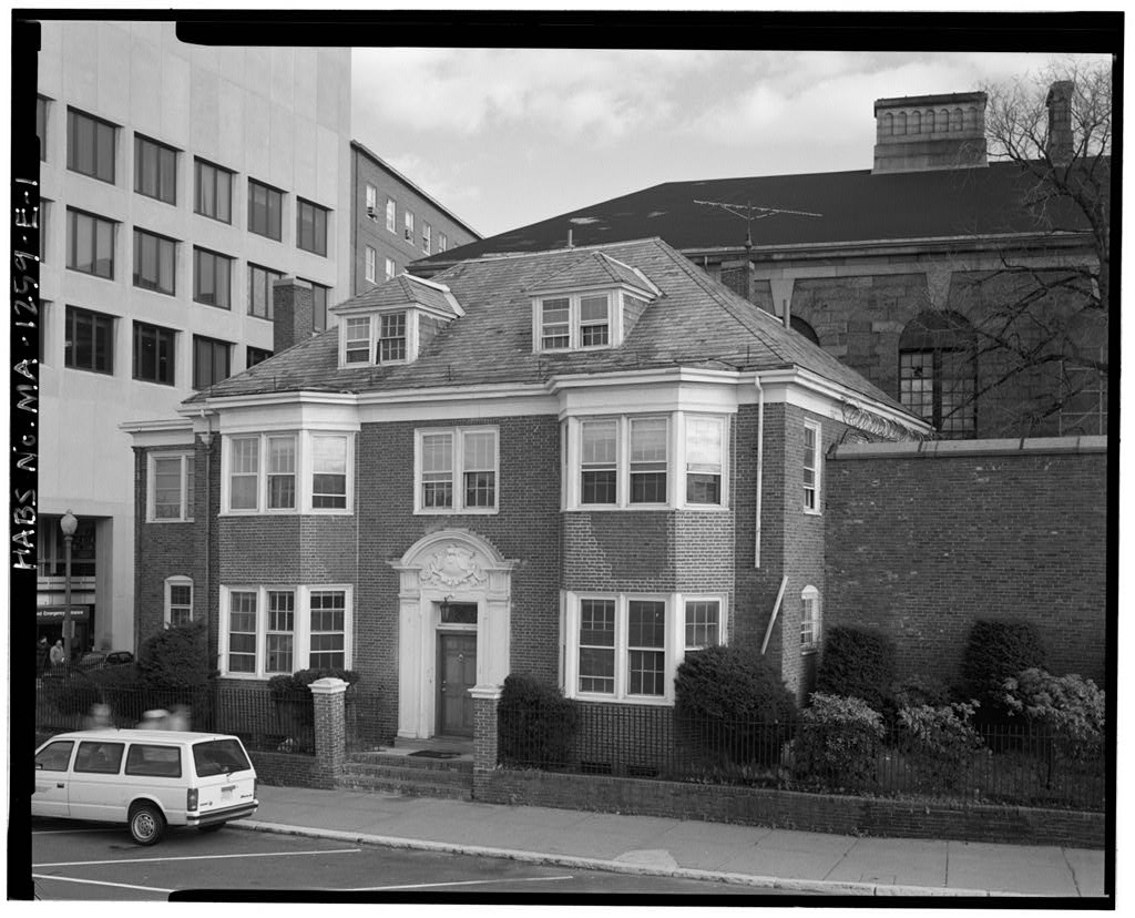 Charles Street Jail Complex, Sheriff's Residence, 215 Charles Street, Boston, Suffolk County, MA, photograph filed with the federal survey