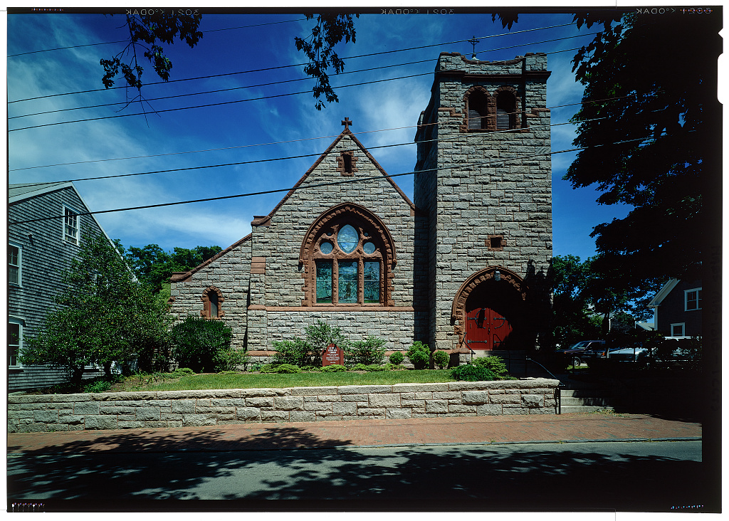 St. Paul's Episcopal Church, 11 Fair Street, Nantucket, Nantucket County, MA, photograph filed with the federal survey