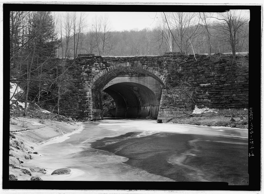 Whistler Bridge No. 3, Becket, Berkshire County, MA, photograph filed with the federal survey