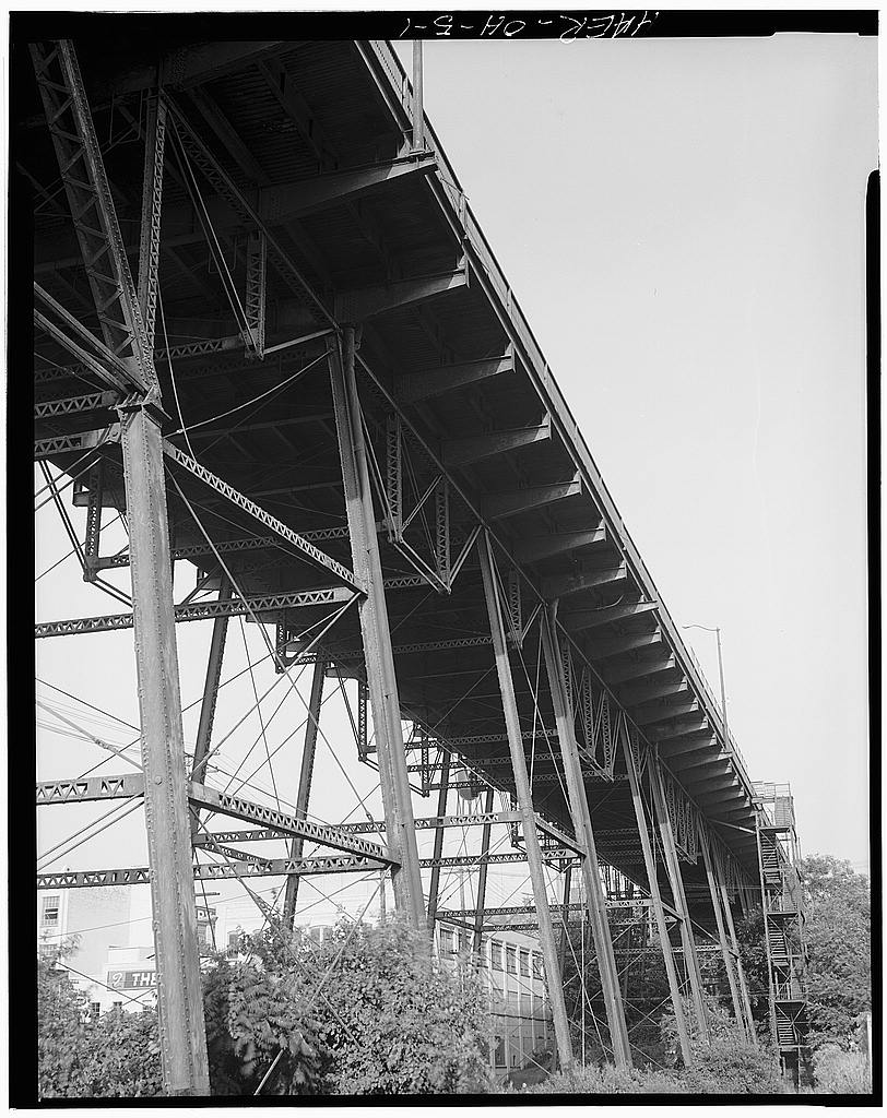 Abbey Avenue Viaduct, Spanning Walworth Valley at Abbey Avenue, Cleveland, Cuyahoga County, OH, photograph filed with the federal survey