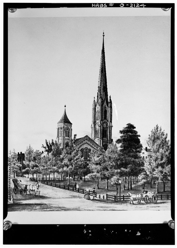 First Presbyterian Church, 91 Public Square, Cleveland, Cuyahoga County, OH, photograph filed with the federal survey