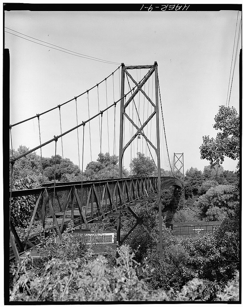 Sidaway Avenue Footbridge, Jackowo & Garden Valley neighborhood Vicinity, Cleveland, Cuyahoga County, OH, photograph filed with the federal survey
