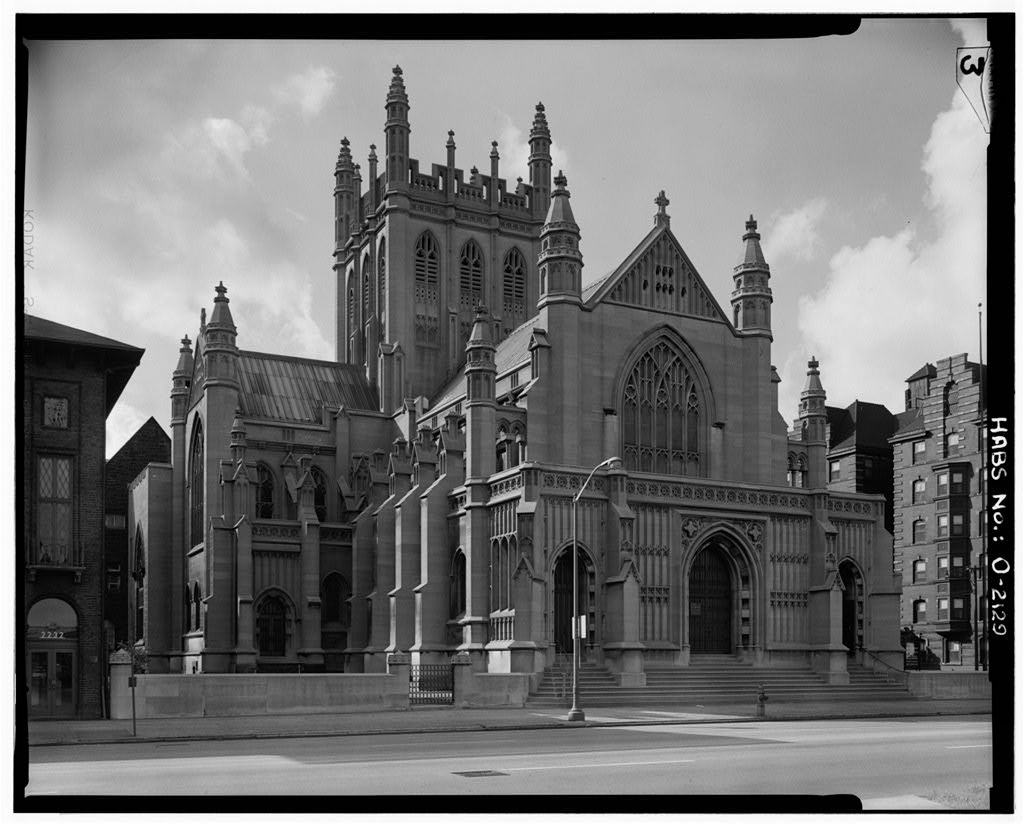 Trinity Episcopal Church, Euclid Avenue at East 22nd Street, Cleveland, Cuyahoga County, OH, photograph filed with the federal survey