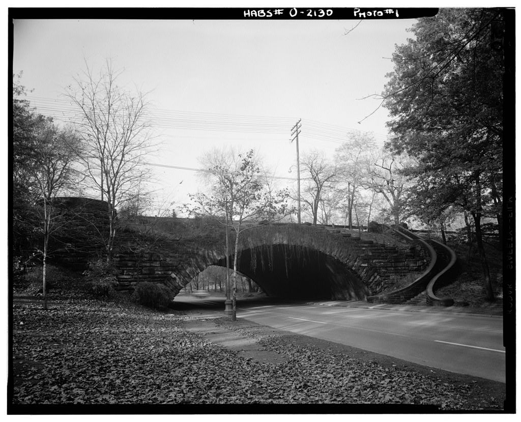 Wade Park Avenue Bridge, Liberty Boulevard, Rockefeller Park, Cleveland, Cuyahoga County, OH, photograph filed with the federal survey