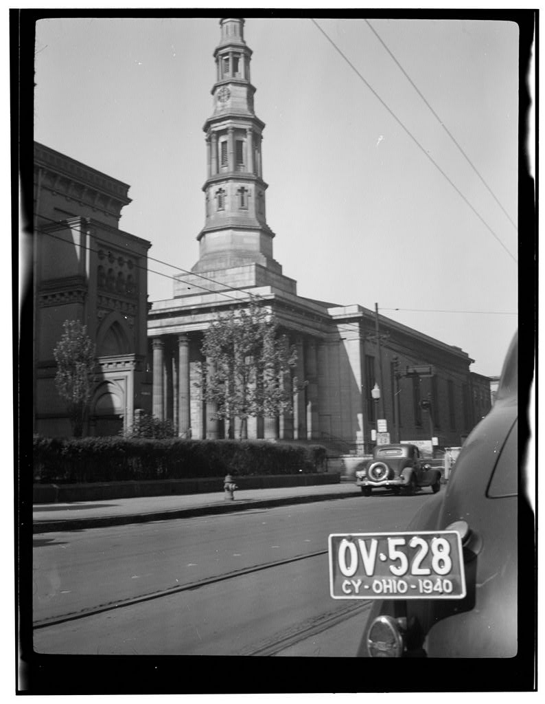 Cathedral of St. Peter in Chains, Eighth & Plum Streets, Cincinnati, Hamilton County, OH, photograph filed with the federal survey