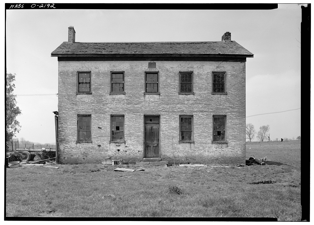 Shaker Centre Family, Washhouse, Oxford Road, White Water Park, Hamilton County, OH, photograph filed with the federal survey