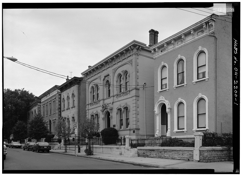 808-938 Dayton Street & 923 Bank Street, 808-938 Dayton Street & 923 Bank Street, Cincinnati, Hamilton County, OH, photograph filed with the federal survey