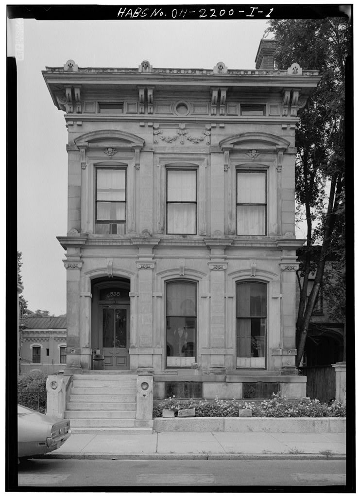Andrew Hickenlooper House, 838 Dayton Street, Cincinnati, Hamilton County, OH, photograph filed with the federal survey