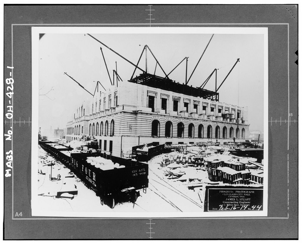 Cleveland City Hall, 601 Lakeside Avenue, Cleveland, Cuyahoga County, OH, photograph filed with the federal survey