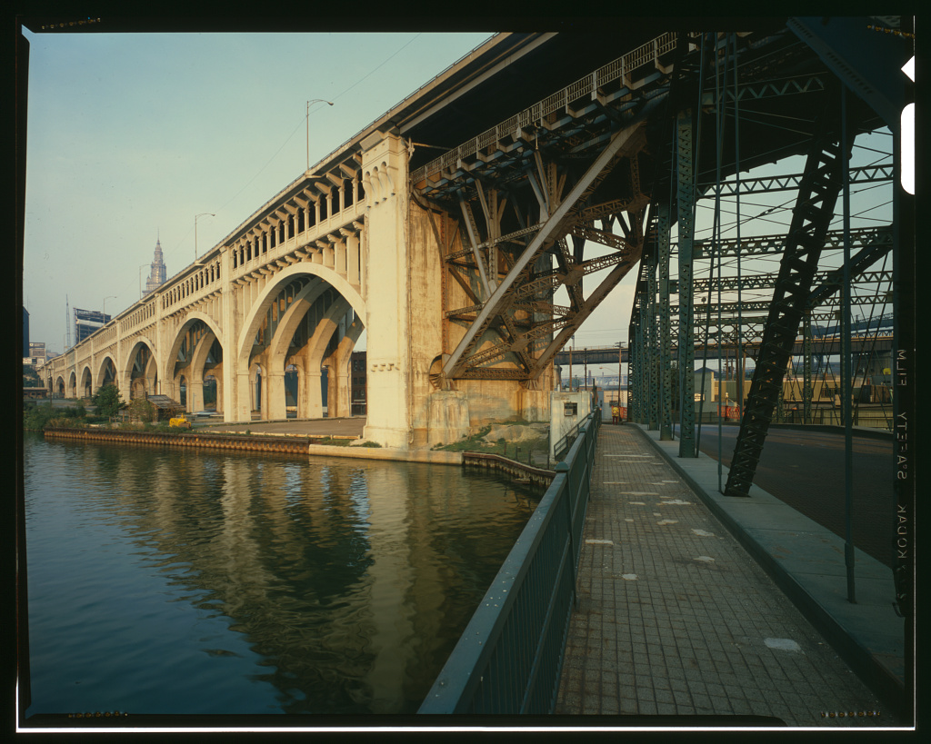 Detroit Superior High Level Bridge, photograph filed with the federal survey