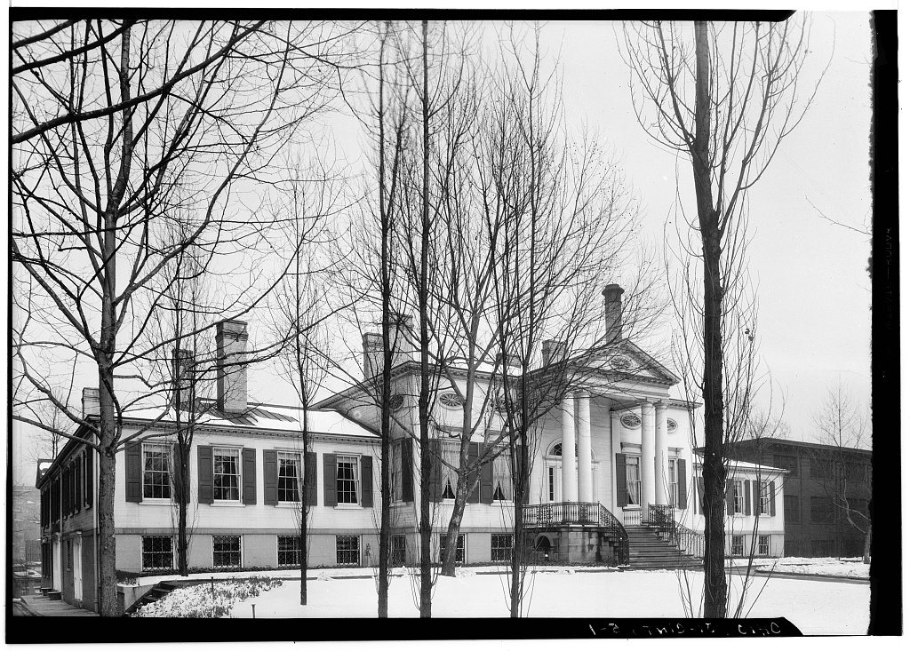 David Sinton House, 316 Pike Street, Cincinnati, Hamilton County, OH, photograph filed with the federal survey