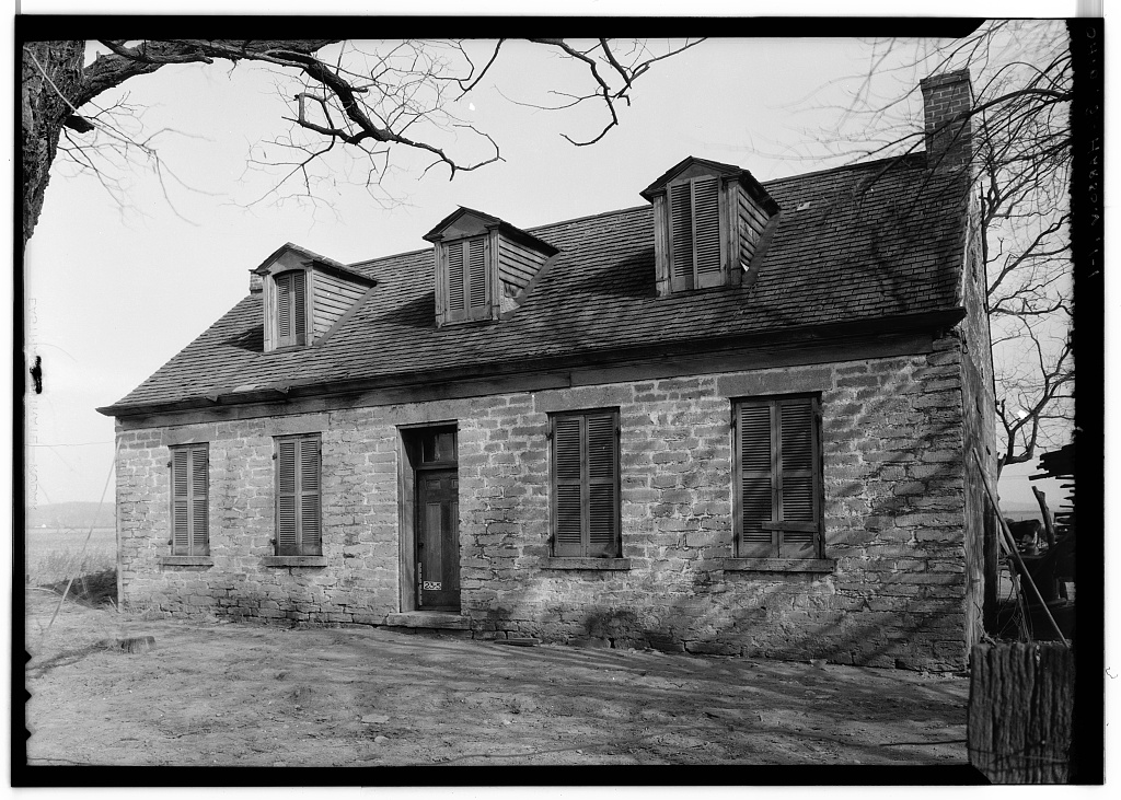 Othniel Looker House, photograph filed with the federal survey