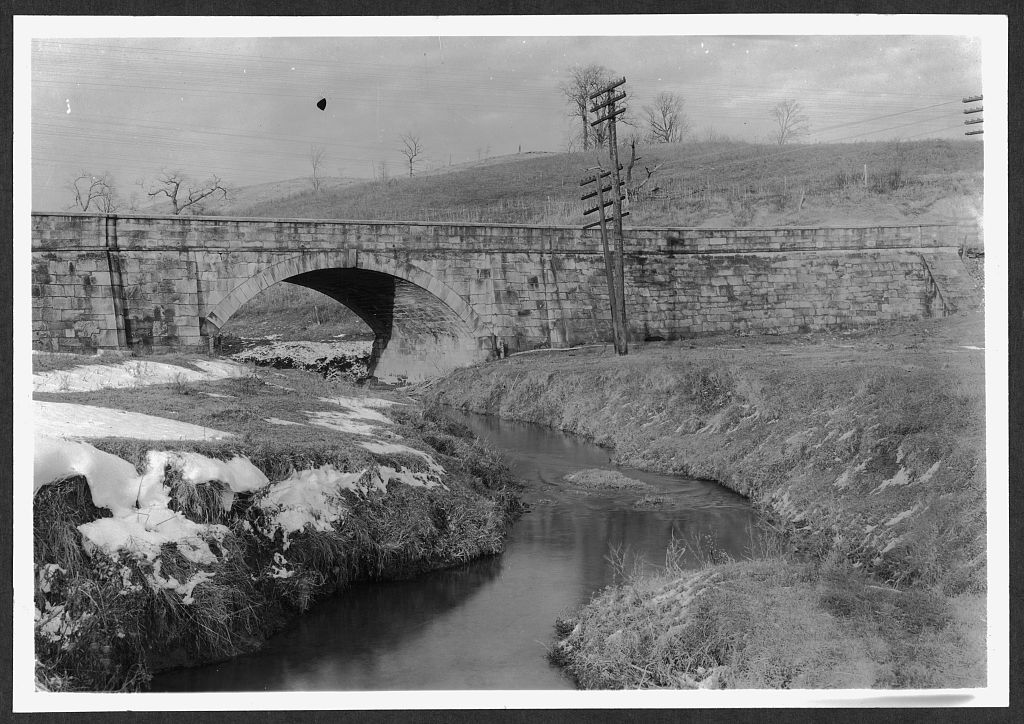 Bridge, Middlebourne, Guernsey County, OH, photograph filed with the federal survey