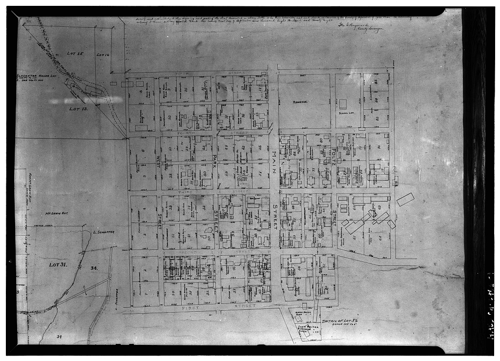 Zoar-Maps & General History, photograph filed with the federal survey