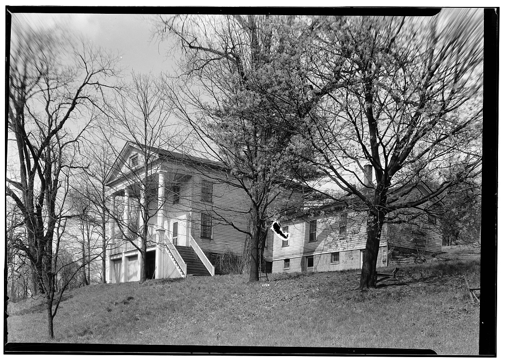 Bentley House, North Miles Road, Bentleyville, Cuyahoga County, OH, photograph filed with the federal survey
