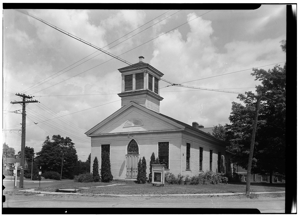 Universalist Church, photograph filed with the federal survey