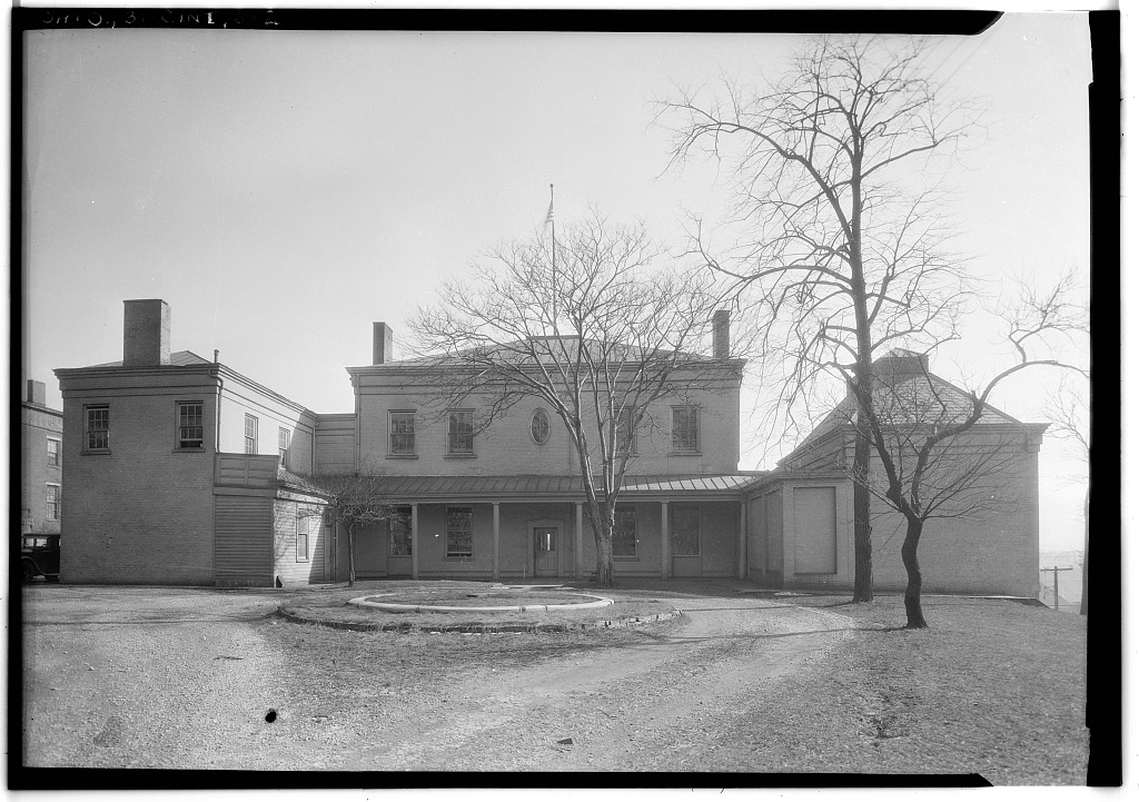 Marine Hospital, Third & Kilgour Streets, Cincinnati, Hamilton County, OH, photograph filed with the federal survey