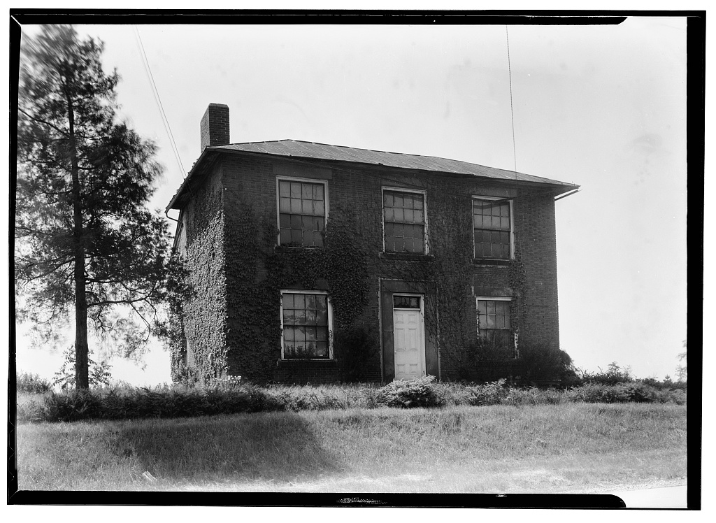 Hardwick House, photograph filed with the federal survey